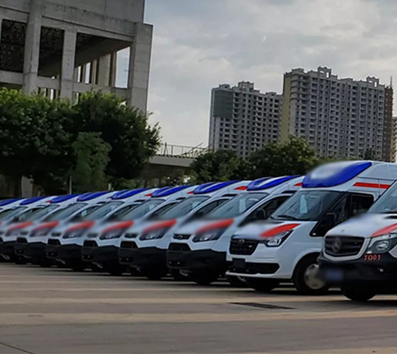 康马县服务车队展示