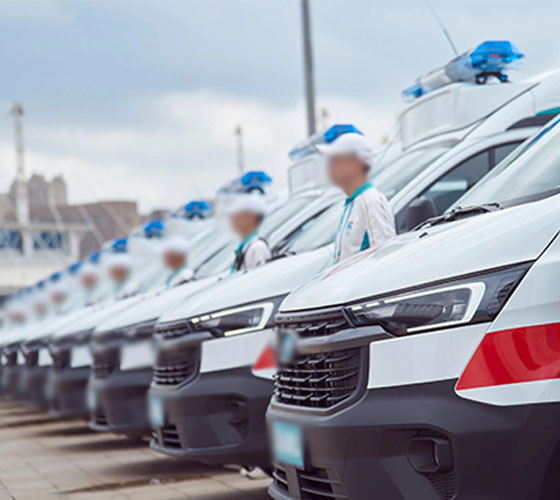 康马县服务车队展示